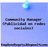 Community Manager (Publicidad en redes sociales)