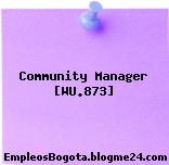 Community Manager [WU.873]