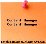 Content Manager Content Manager