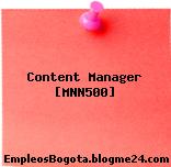 Content Manager [MNN500]