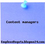 Content managers