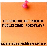 EJECUTIVO DE CUENTA PUBLICIDAD (DISPLAY)