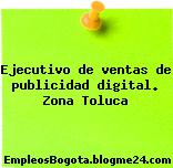 Ejecutivo de ventas de publicidad digital. Zona Toluca