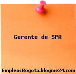 Gerente de SPA