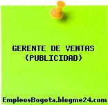 GERENTE DE VENTAS (PUBLICIDAD)