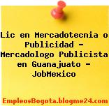 Lic en Mercadotecnia o Publicidad – Mercadologo Publicista en Guanajuato – JobMexico