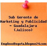 Sub Gerente de Marketing y Publicidad – Guadalajara (Jalisco)