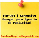 YVD-254 | Community Manager para Agencia de Publicidad