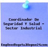 Coordinador De Seguridad Y Salud – Sector Industrial