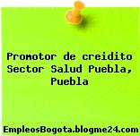 Promotor de creidito Sector Salud Puebla, Puebla