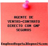 AGENTE DE VENTAS-CONTRATO DIRECTO CON GNP SEGUROS