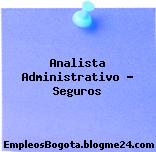 Analista Administrativo (Seguros)