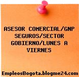 ASESOR COMERCIAL/GNP SEGUROS/SECTOR GOBIERNO/LUNES A VIERNES