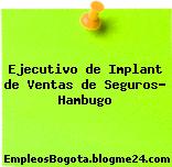 Ejecutivo de Implant de Ventas de Seguros- Hambugo