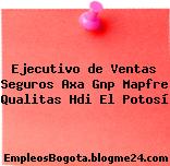 Ejecutivo de Ventas Seguros Axa Gnp Mapfre Qualitas Hdi El Potosí