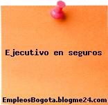Ejecutivo en seguros