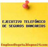 EJECUTIVO TELEFÓNICO DE SEGUROS BANCARIOS