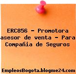 ERC856 – Promotora asesor de venta – Para Compañia de Seguros