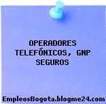 OPERADORES TELEFÓNICOS, GNP SEGUROS