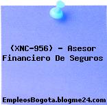 (XNC-956) – Asesor Financiero De Seguros