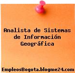 Analista de Sistemas de Información Geográfica