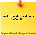 Analista de sistemas León Gto