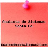 Analista de Sistemas Santa Fe
