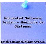 Automated Software Tester – Analista de Sistemas