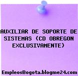 AUXILIAR DE SOPORTE DE SISTEMAS (CD OBREGON EXCLUSIVAMENTE)