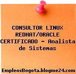 CONSULTOR LINUX REDHAT/ORACLE CERTIFICADO – Analista de Sistemas
