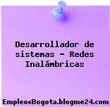 Desarrollador de sistemas – Redes Inalámbricas
