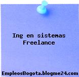 Ing en sistemas Freelance