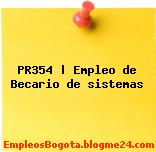 PR354 | Empleo de Becario de sistemas