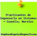 Practicantes de Ingeniería en Sistemas – Cuautla, Morelos