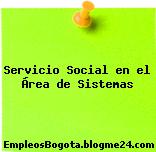 Servicio Social en el Área de Sistemas