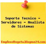 Soporte Tecnico – Servidores – Analista de Sistemas