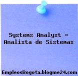 Systems Analyst – Analista de Sistemas