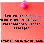 TÉCNICO OPERADOR DE SERVICIOS| Sistemas de enfriamiento Planta Ecatepec