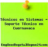 Técnicos en Sistemas – Soporte Técnico en Cuernavaca