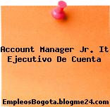 Account Manager Jr. It Ejecutivo De Cuenta