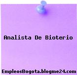Analista De Bioterio