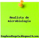 Analista de microbiología
