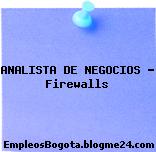 ANALISTA DE NEGOCIOS – Firewalls