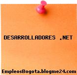 DESARROLLADORES .NET