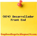 (H74) Desarrollador Front End