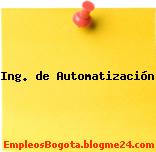 Ing. de Automatización