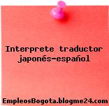 Interprete traductor japonés-español