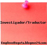Investigador/Traductor