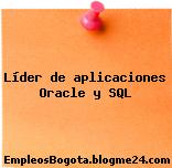 Líder de aplicaciones Oracle y SQL
