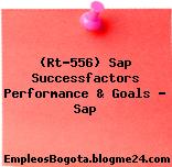 (Rt-556) Sap Successfactors Performance & Goals – Sap